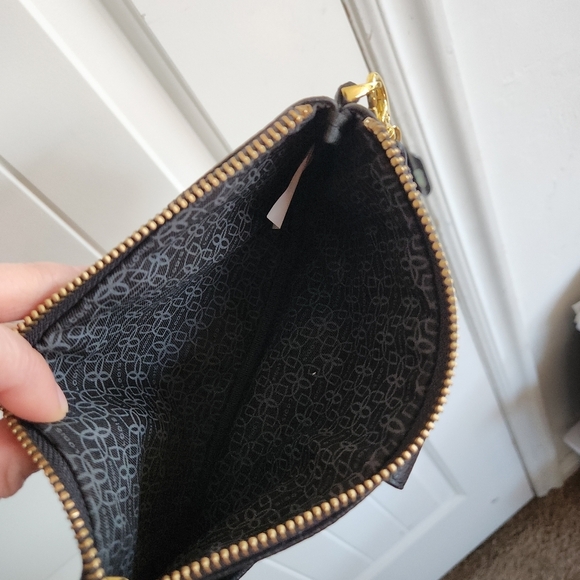 Lodis black leather wristlet purse - Picture 4 of 6